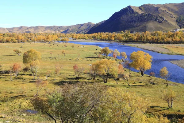 蒙古的山区景观 — 图库照片