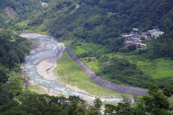 Río Shangping Municipio Wufeng — Foto de Stock