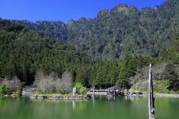 Vista Del Lago Yilan Taiwán — Foto de Stock