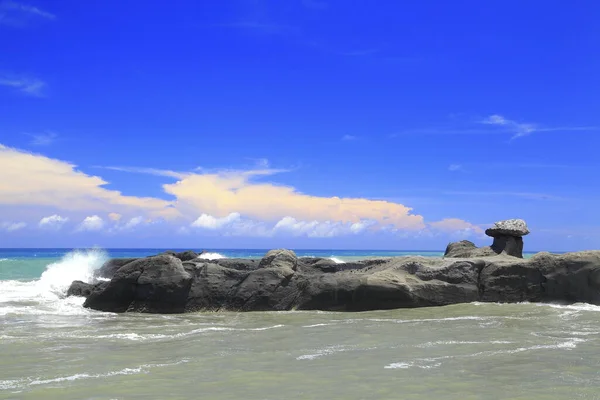 Widok Morze Taitung Tajwan — Zdjęcie stockowe