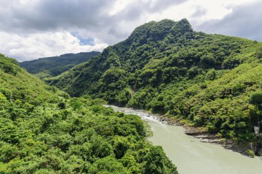 Tayvan 'daki dağ manzarası