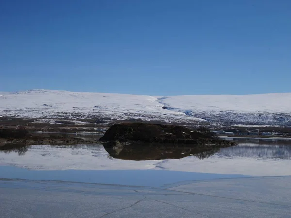 Paisaje Montaña Iceland — Foto de Stock