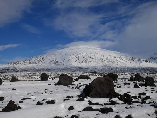 Ορεινό Τοπίο Στην Ισλανδία — Φωτογραφία Αρχείου