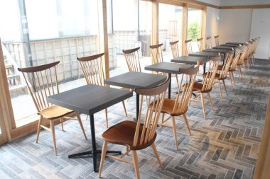 Modern Longgang kütüphanesi iç mimarisi 