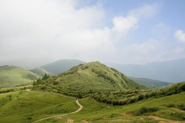 Tayvan 'daki dağ manzarası