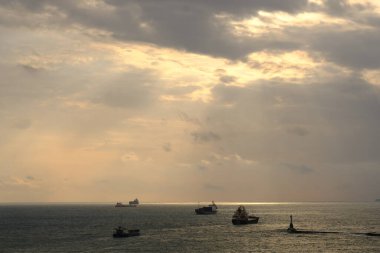 Tayvan 'da deniz manzarası