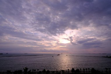 Tayvan 'da deniz manzarası