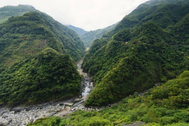Tayvan 'daki dağ manzarası