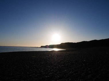 İzlanda 'nın güzel kıyı şeridi