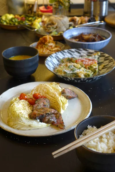 레스토랑에서 제공되는 맛있는 — 스톡 사진