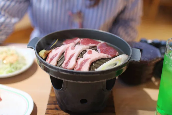 레스토랑에서 제공되는 맛있는 — 스톡 사진