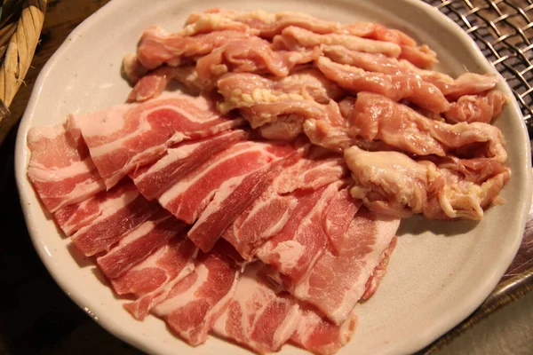 Friss Hús Japánban — Stock Fotó