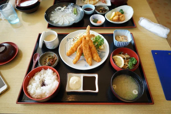 Lekkere Lunch Geserveerd Restaurant — Stockfoto