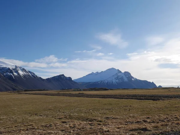 Paisagem Montanhosa Islândia — Fotografia de Stock