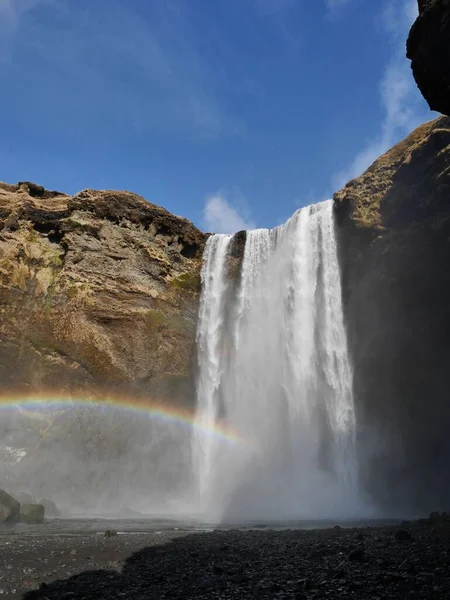 Paisagem Cachoeira Islândia — Fotografia de Stock