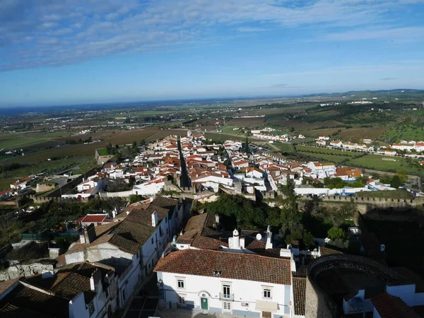 Hög Vinkel Utsikt Över Staden Portugal — Stockfoto