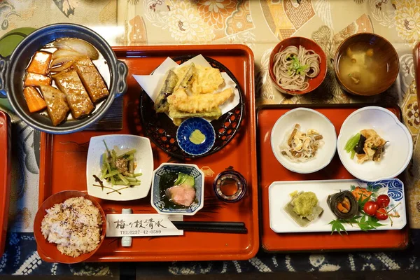 Tasty Lunch Served Restaurant — Stock Photo, Image