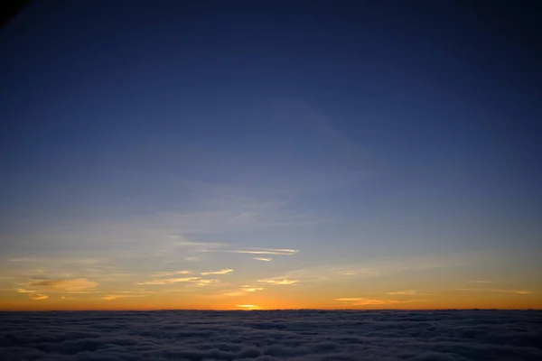 Nuages Coucher Soleil Taiwan — Photo