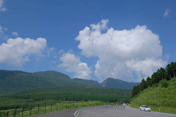 Bergslandskap Japan — Stockfoto