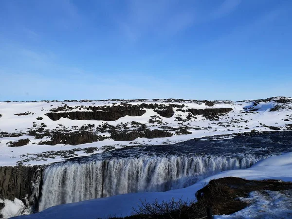 Paysage Cascade Islande — Photo