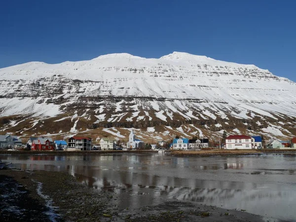 アイスランドの山の風景 — ストック写真