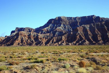 Çin, Xinjiang 'daki dağlar manzarası