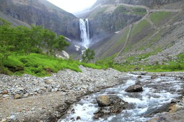 Changbai dağ manzaralı Jilin, Çin