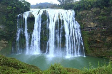 Guizhou, Çin 'de şelale