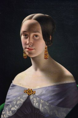 Letonya 'da kadın portresi