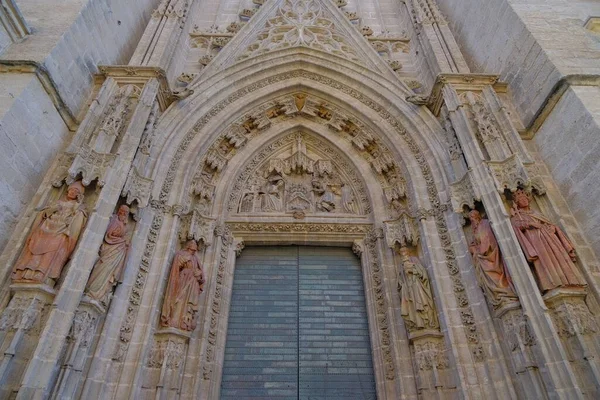 Catedral Sevilla Spanien Stockbild