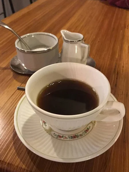 Masada Bir Fincan Kahve — Stok fotoğraf