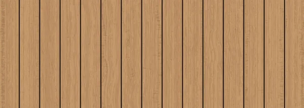 Natuurlijke Bruine Houten Plank Textuur Abstracte Achtergrond Vector Illustratie — Stockvector