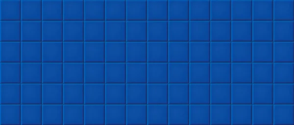 Donkerblauwe Keramische Tegels Textuur Abstracte Achtergrond Vector Illustratie — Stockvector