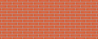 Kırmızı tuğla duvar dokusu soyut arkaplan vektör çizimi