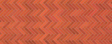 Kırmızı tuğlalı herringa kemiği deseni soyut arkaplan vektör çizimi