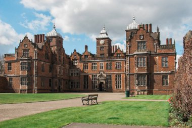 Birmingham, Birleşik Krallık, 22 Şubat 2018.Aston Hall, 17. yüzyıl kırmızı tuğlalı konağı, Birmingham, İngiltere, Birleşik Krallık. 