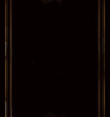 Altın ışık efektli altın resim çerçevesi