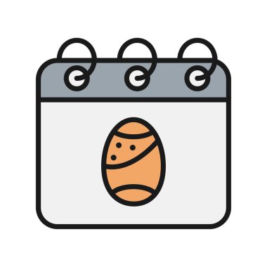 Paskalya Vektörü Simgesi Tasarımı