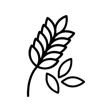 Buğday Özeti Vektör Simgesi Tasarımı