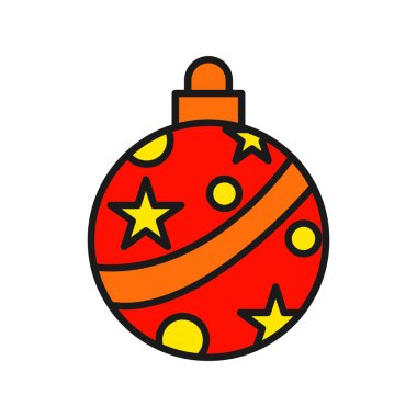 Dekorasyon Satırı Doldurulmuş Vektör Simgesi Tasarımı