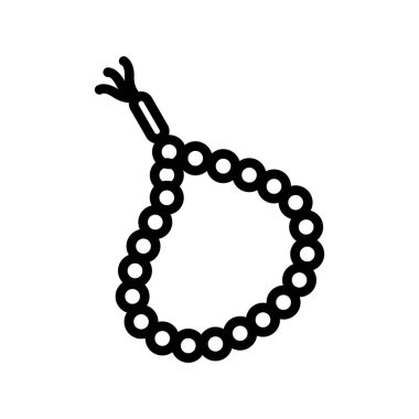 Tasbi Ana Hattı Vektör Simgesi Tasarımı