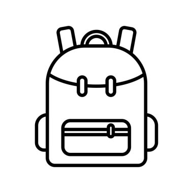 Çanta Özeti Vektör Simgesi Tasarımı