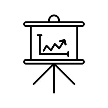 Sunum Özeti Vektör Simgesi Tasarımı