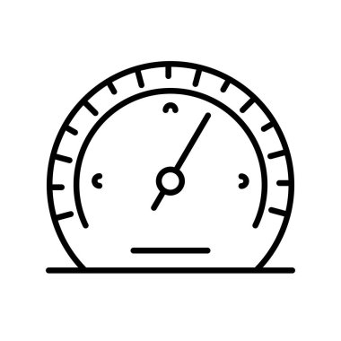 Barometre Taslak Vektör Simgesi Tasarımı