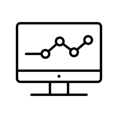 İstatistikler Özet Vektör Simgesi Tasarımı
