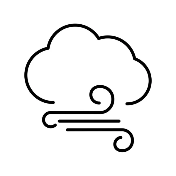 Бруст Хмарний Контур Векторні Піктограми Демонстрація — стоковий вектор