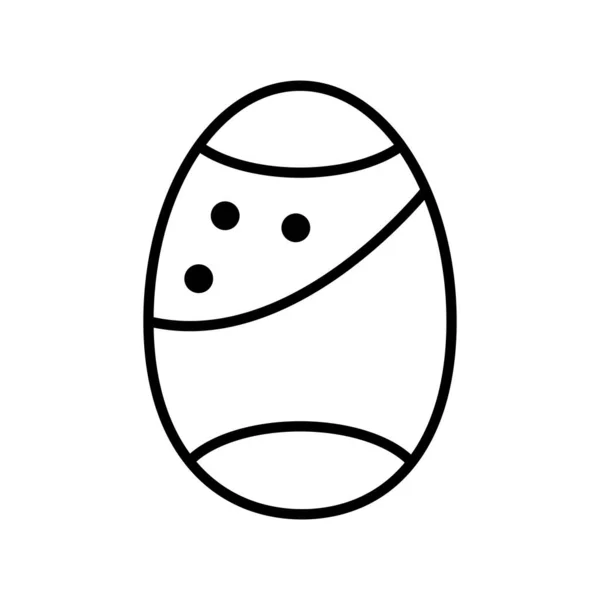 Easter Outline Vector Icon Desig — Stockový vektor