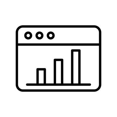 kar Ana Hattı Vektör Simgesi Tasarımı