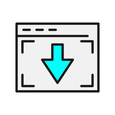  Satır Dolu Vektör Simgesi Tasarımı İndir