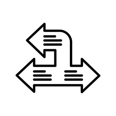 Oklar Taslak Vektör Simgesi Tasarımı